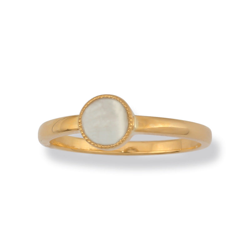 14K YELLOW GOLD ICE JADEITE JADE RING UPC #375901