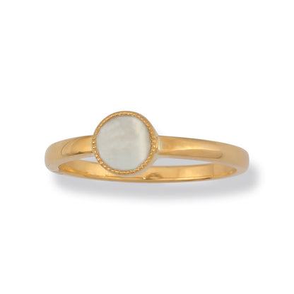 14K YELLOW GOLD ICE JADEITE JADE RING UPC #375901