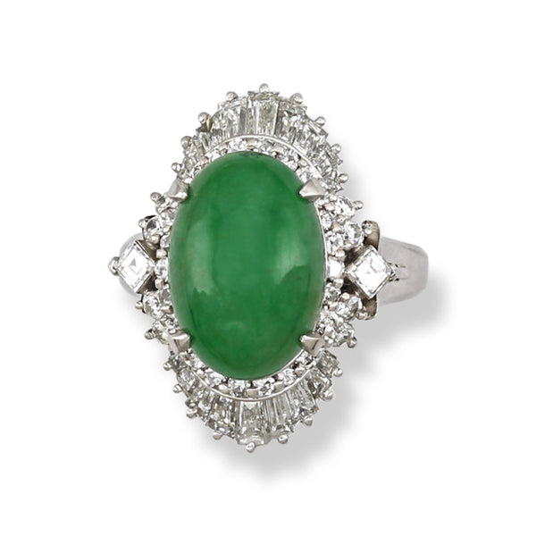 Vintage Jade Ballerina Engagement Ring – Mason-Kay Inc.