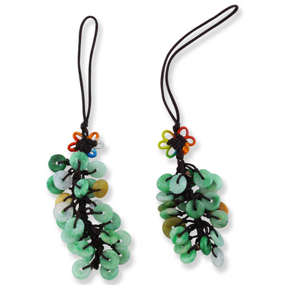 Green Jadeite Jade Multiple Disc Charm | UPC #401105