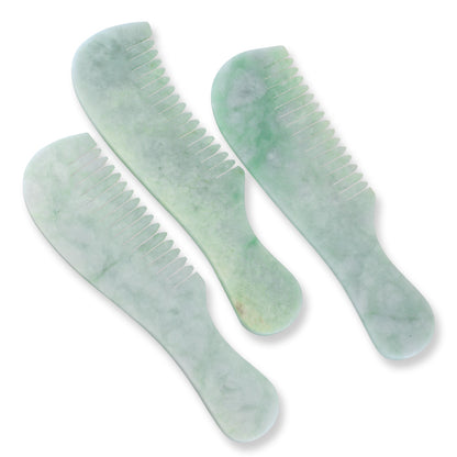 GREEN JADEITE JADE CARVED COMB UPC #394773