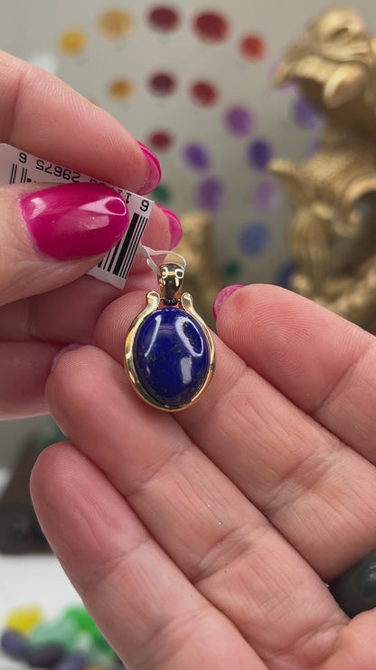 LAPIS 14K YELLOW GOLD  PENDANT UPC #296756