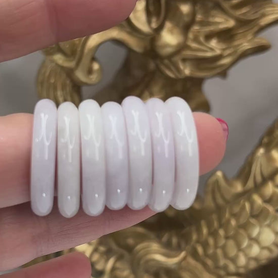 Lavender Jadeite Jade Band Ring Various Finger Sizes Jade Jewelry