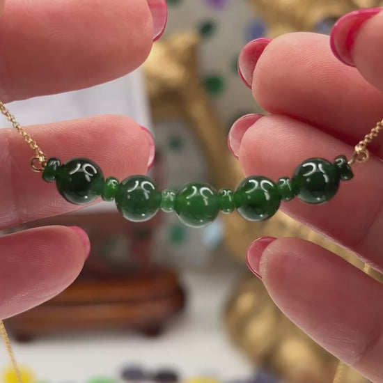 Blue Green Guatemalan Jadeite Jade jewelry for women mason-kay