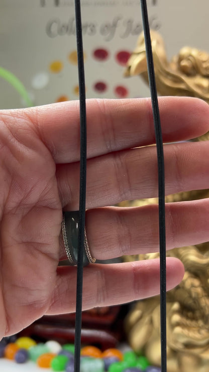 Red Jadeite Jade Carved Bead Necklace | UPC #381490