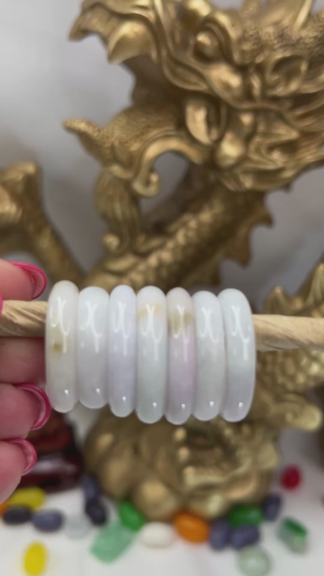 Lavender And Green Jadeite Jade Band Ring Various Finger Sizes Jade Jewelry