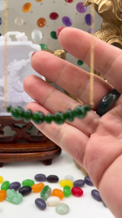 Blue Green Guatemalan Jadeite Jade jewelry for women mason-kay