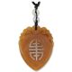 RED JADEITE JADE CARVED HEART CORDED NECKLACE UPC #363106