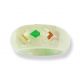 ICY GREEN JADEITE JADE OPEN TOP BAND RING FINGER SIZE 8 UPC #388512