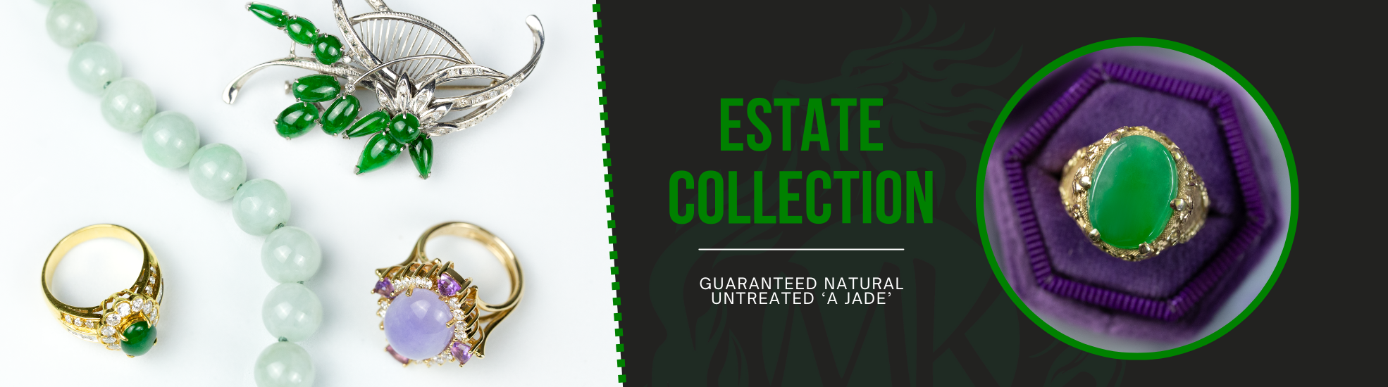 Mason Kay Estate Jade Jewelry - Certified Natural Jade Jewelry